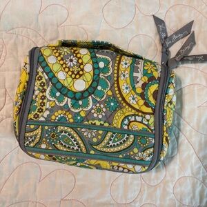 Vera Bradley Lemon Parfait Hanging Travel Jewlery Bag